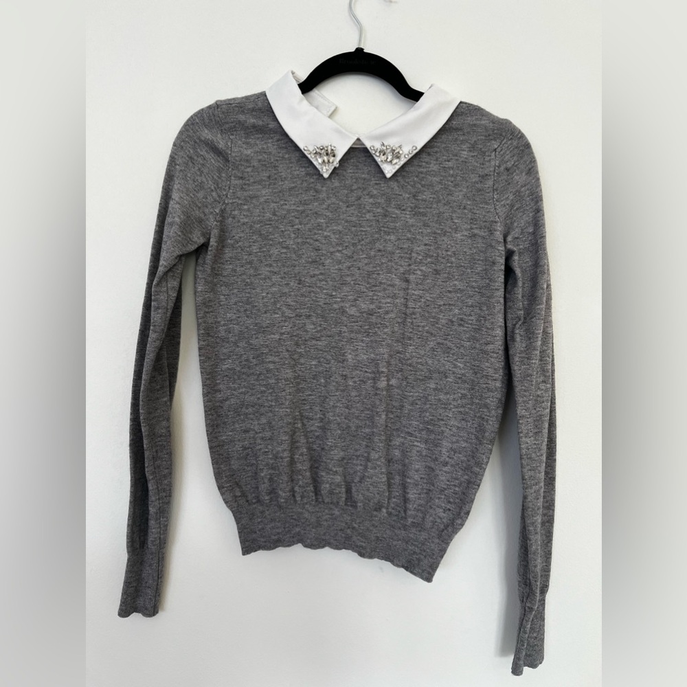 Forever 21 sweater with embellished collar